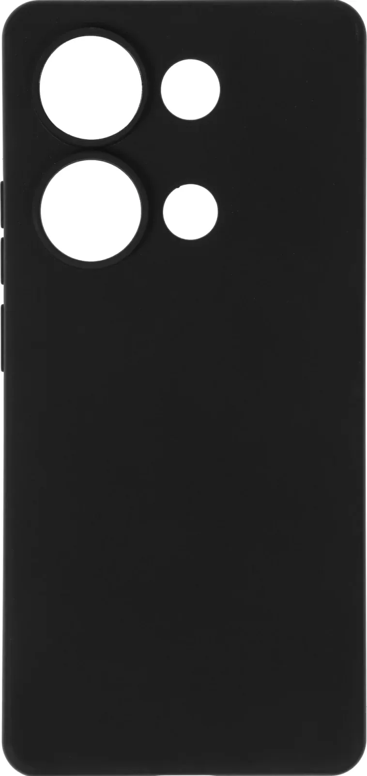 Чехол клип-кейс BoraSCO для Xiaomi Redmi Note 13 Pro 4G Silicone Case черный 73006 - фото 3