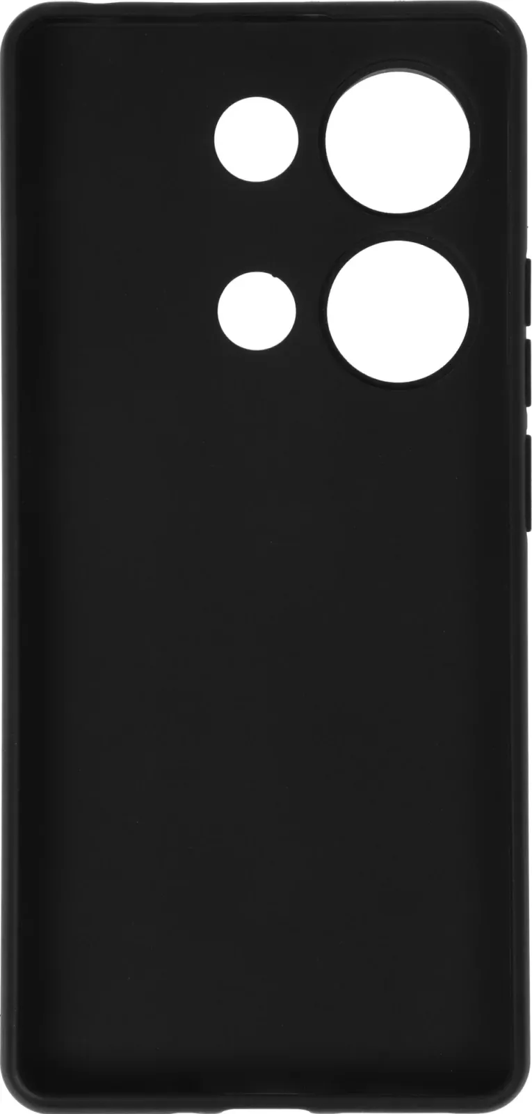 Чехол клип-кейс BoraSCO для Xiaomi Redmi Note 13 Pro 4G Silicone Case черный 73006 - фото 4