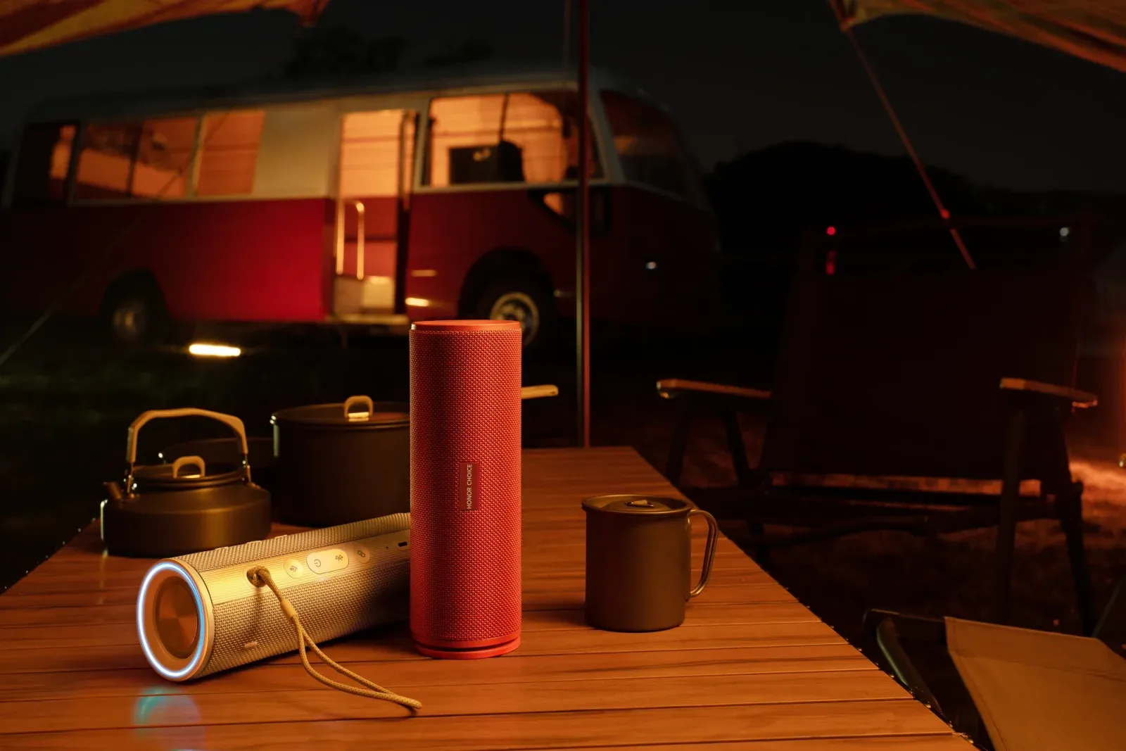 Колонка порт. Honor Choice Speaker Pro VNC-ME00 оранжевый 30W 1.0 BT 5200mAh 5504AAVU - фото 4