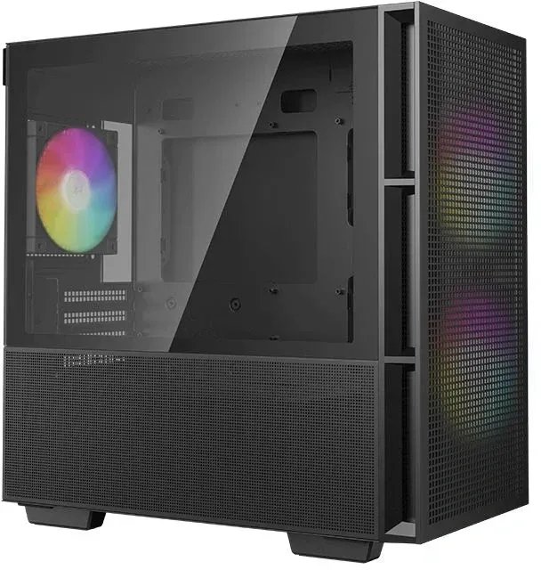 Корпус Deepcool CH360 черный без БП mATX 7x120mm 3x140mm 1xUSB3.0 audio bott PSU - фото 6