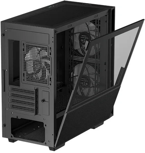Корпус Deepcool CH360 черный без БП mATX 7x120mm 3x140mm 1xUSB3.0 audio bott PSU - фото 8