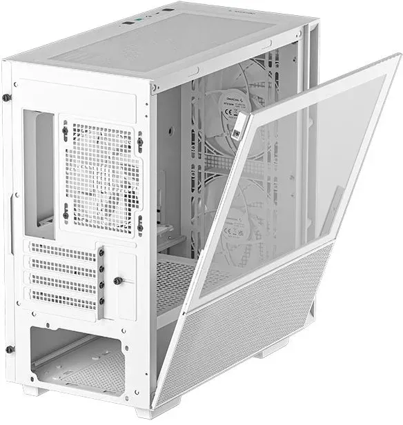 Корпус Deepcool CH360 белый без БП mATX 5x120mm 2x140mm 1xUSB3.0 audio bott PSU - фото 2