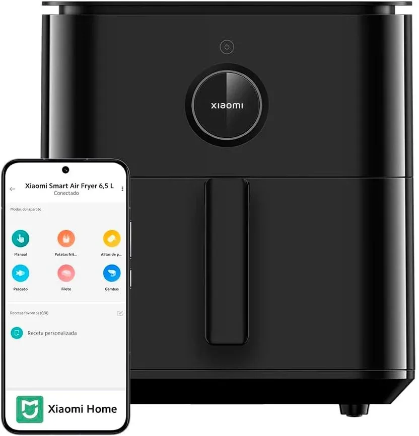 Аэрогриль Xiaomi Smart Air Fryer 6.5L EU 6.5л 1800Вт черный BHR7357EU - фото 2