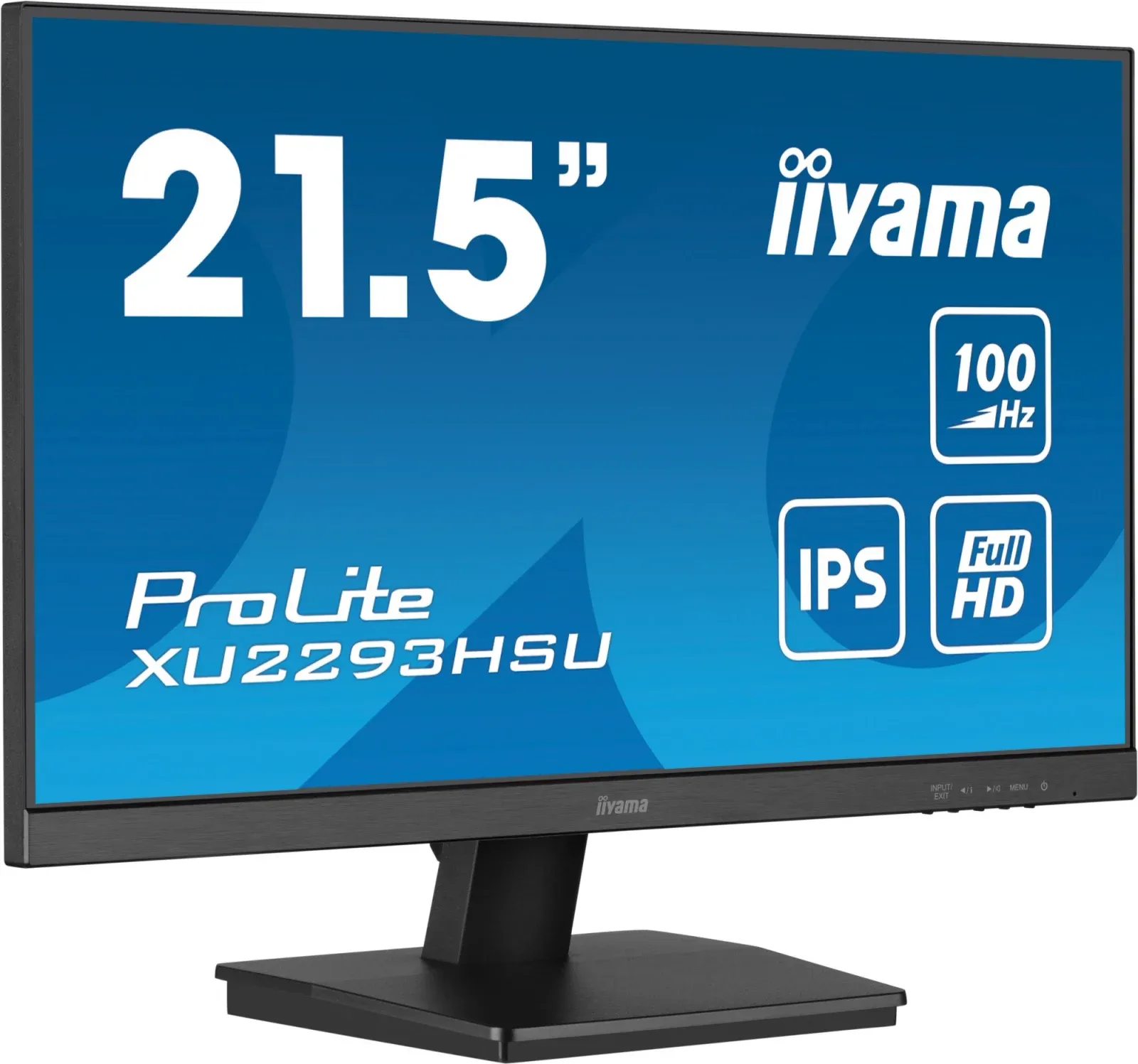 Монитор Iiyama 21.5 ProLite XU2293HSU-B6 черный IPS LED 1ms 16:9 HDMI M/M матовая 250cd 178гр/178гр 1920x1080 100Hz DP FHD USB 2.6кг - фото 2