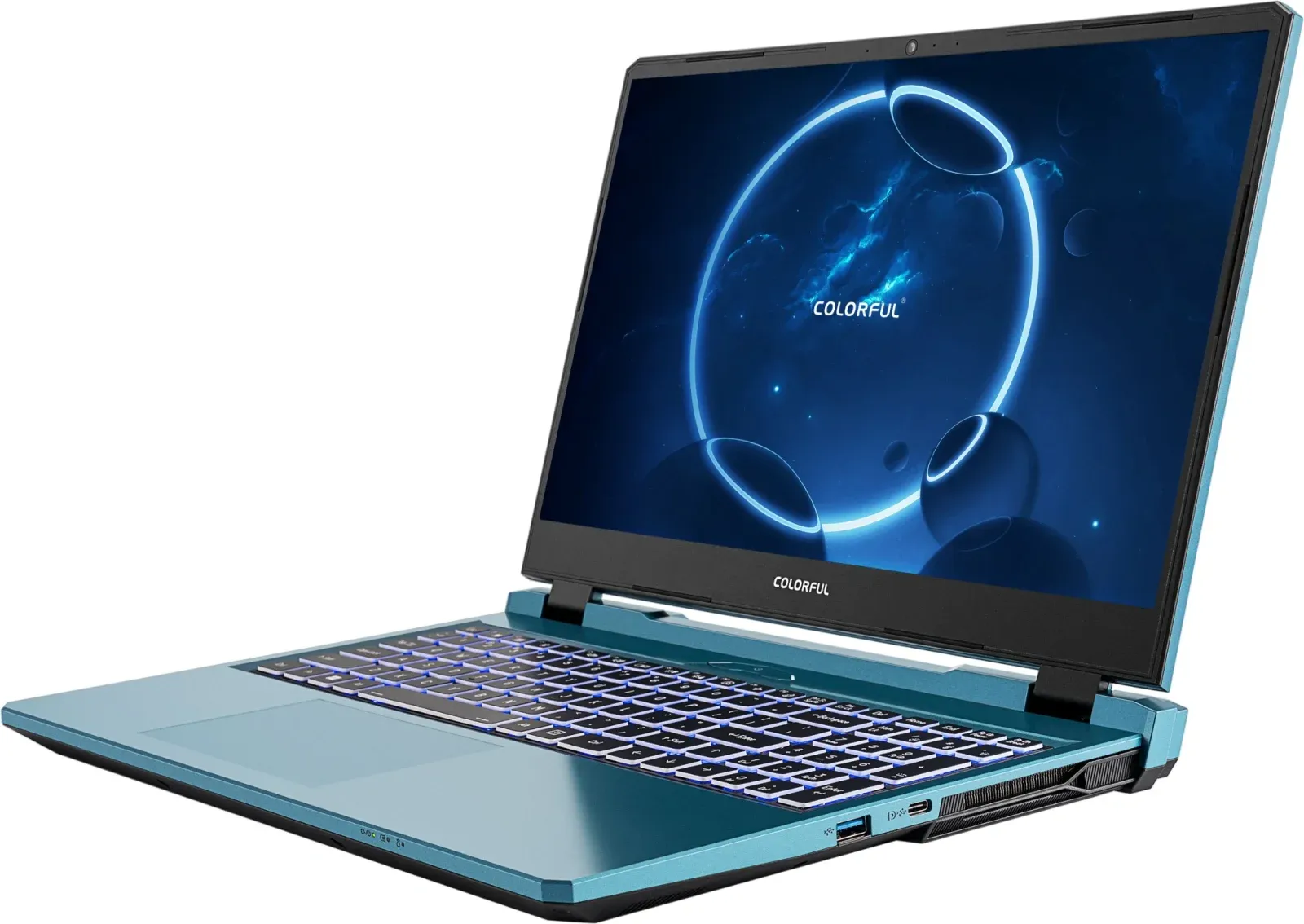 Ноутбук Сolorful Evol P15 23 Core i5 12450H 16Gb SSD512Gb NVIDIA GeForce RTX4060 6Gb 15.6 IPS FHD 1920x1080 Windows 11 Home Multi Language 64 blue WiFi BT Cam A10003400430 - фото 2