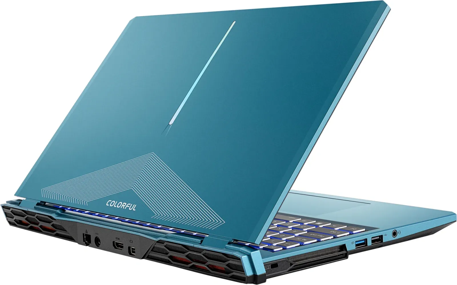 Ноутбук Сolorful Evol P15 23 Core i5 12450H 16Gb SSD512Gb NVIDIA GeForce RTX4060 6Gb 15.6 IPS FHD 1920x1080 Windows 11 Home Multi Language 64 blue WiFi BT Cam A10003400430 - фото 4
