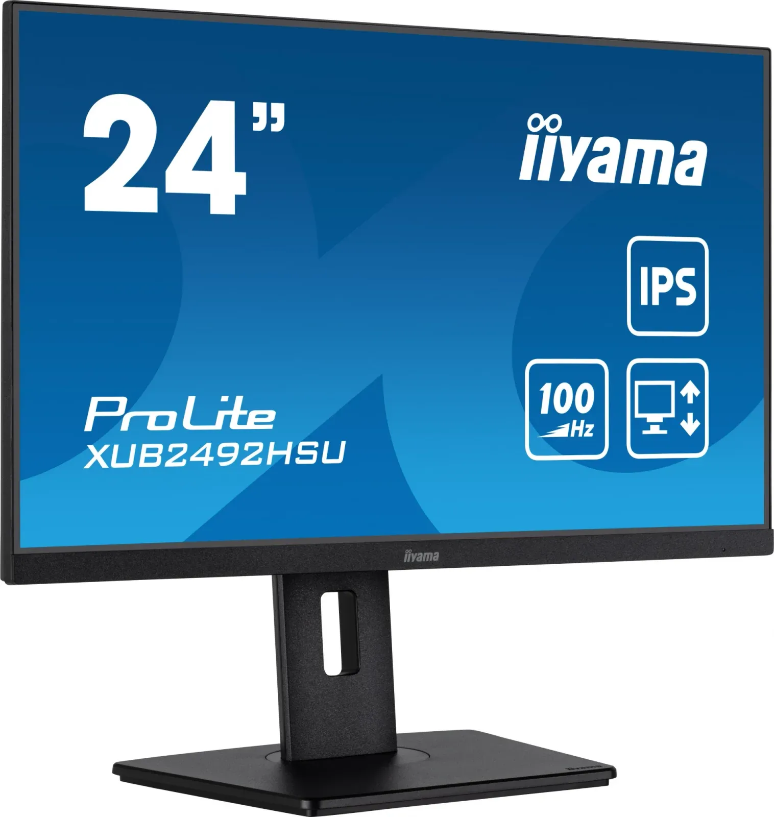 Монитор Iiyama 23.8 ProLite XUB2492HSU-B6 черный IPS LED 0.4ms 16:9 HDMI M/M матовая HAS Piv 250cd 178гр/178гр 1920x1080 100Hz DP FHD USB 4.9кг - фото 2