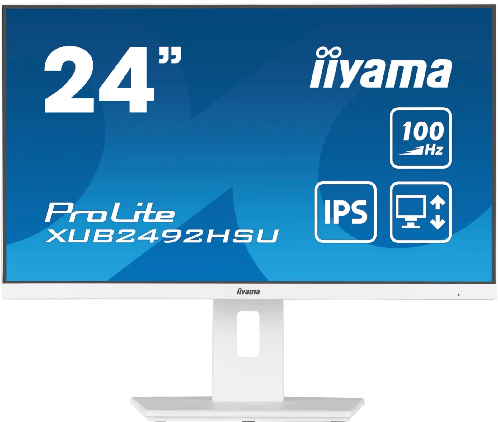 Монитор Iiyama 23.8 ProLite XUB2492HSU-W6 белый IPS LED 0.4ms 16:9 HDMI M/M матовая HAS Piv 250cd 178гр/178гр 1920x1080 100Hz DP FHD USB 4.9кг - фото 1