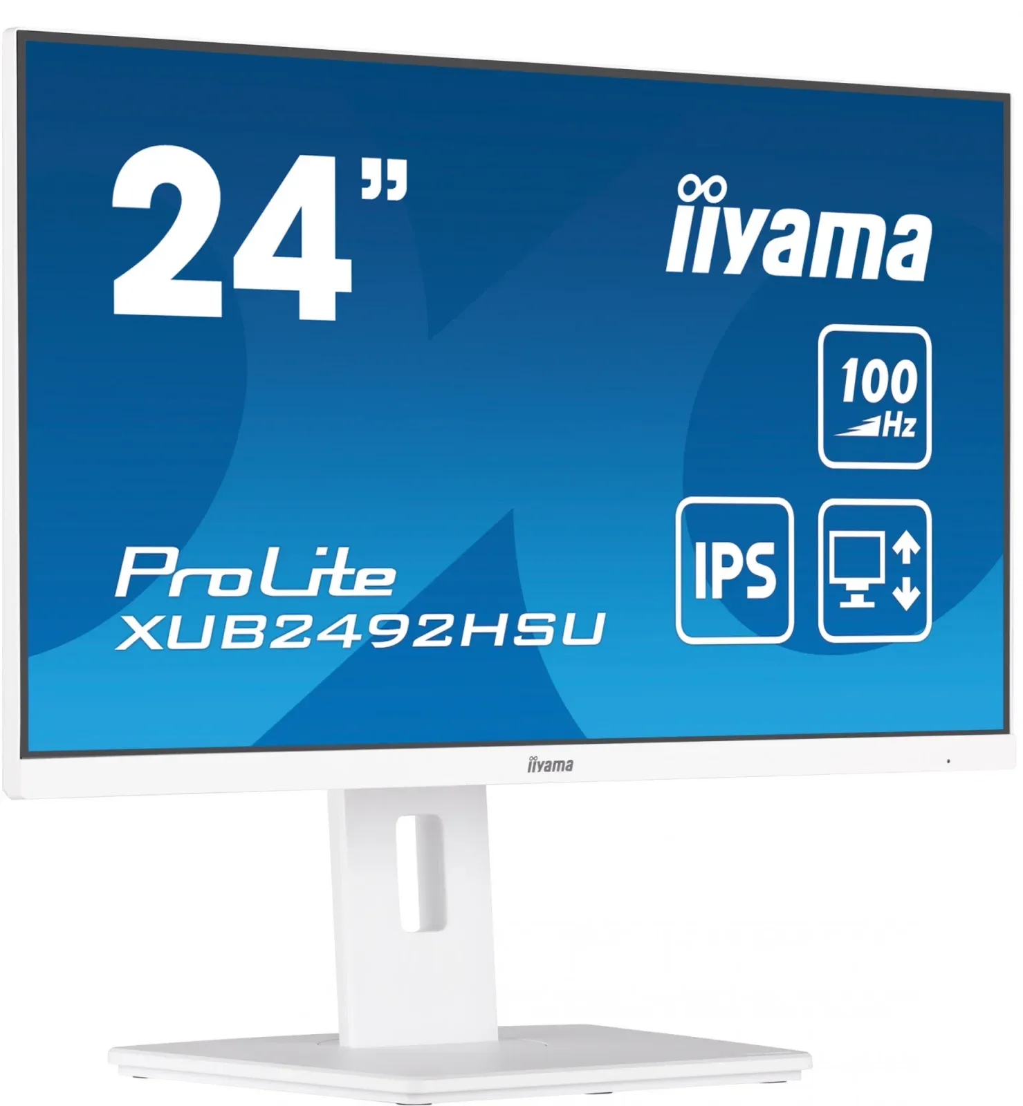 Монитор Iiyama 23.8 ProLite XUB2492HSU-W6 белый IPS LED 0.4ms 16:9 HDMI M/M матовая HAS Piv 250cd 178гр/178гр 1920x1080 100Hz DP FHD USB 4.9кг - фото 3