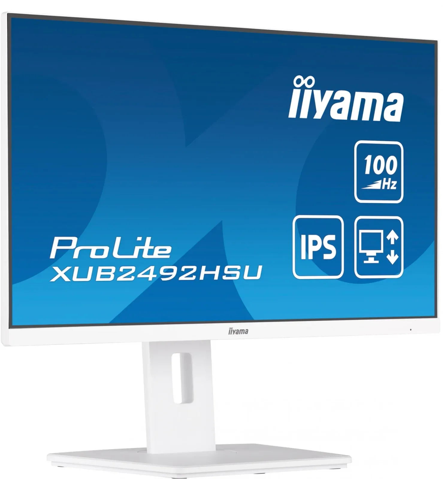 Монитор Iiyama 23.8 ProLite XUB2492HSU-W6 белый IPS LED 0.4ms 16:9 HDMI M/M матовая HAS Piv 250cd 178гр/178гр 1920x1080 100Hz DP FHD USB 4.9кг - фото 4