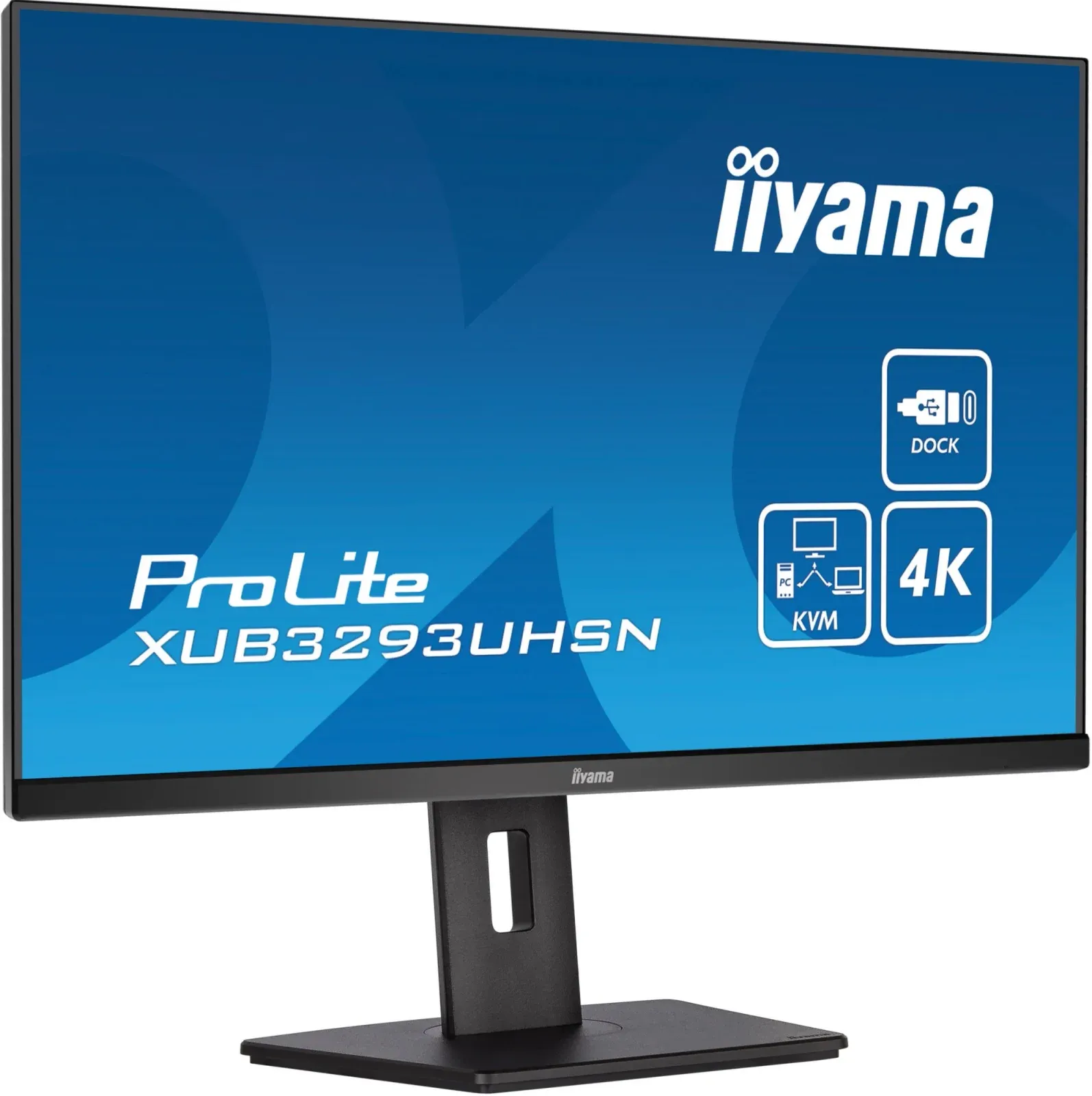 Монитор Iiyama 31.5 XUB3293UHSN-B5 черный IPS LED 16:9 HDMI M/M матовая HAS Piv 350cd 178гр/178гр 3840x2160 60Hz DP 4K USB 9.9кг - фото 3