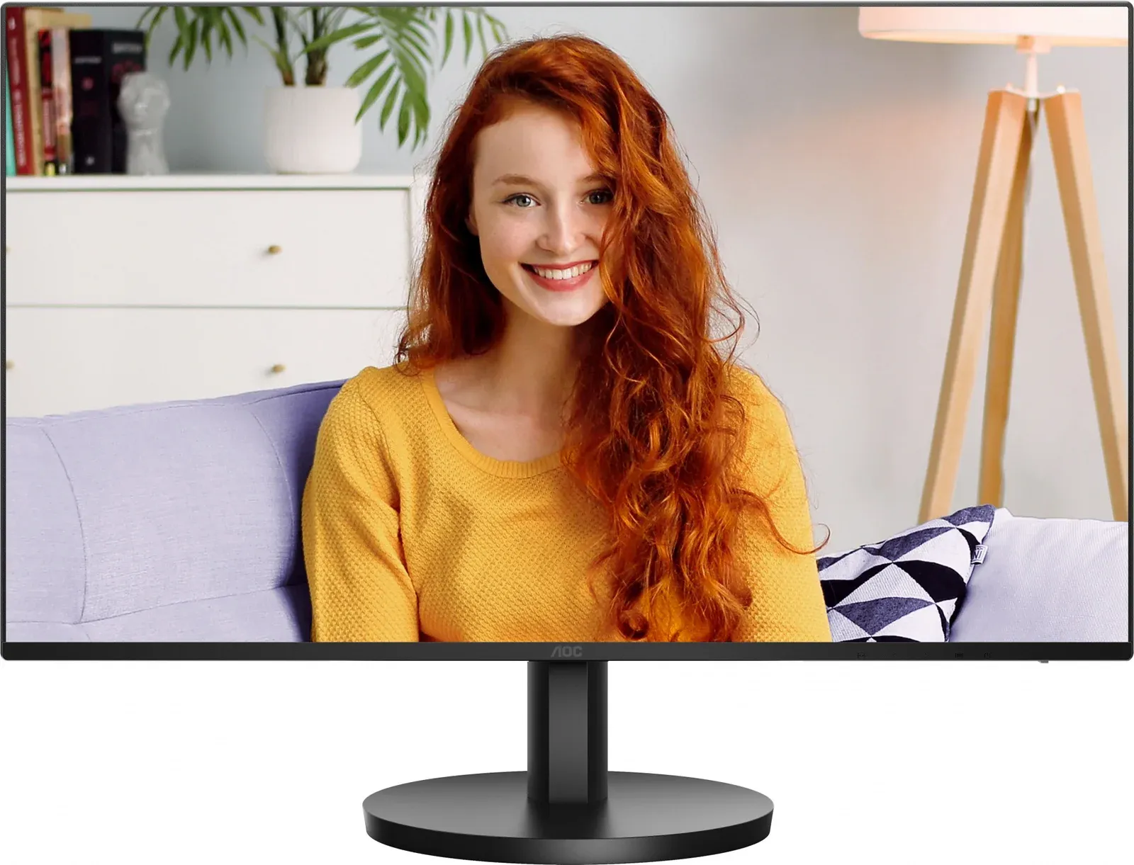 Монитор AOC 23.8 24B3CA2 черный IPS LED 1ms 16:9 HDMI M/M матовая 250cd 178гр/178гр 1920x1080 100Hz DP FHD USB 3.4кг - фото 2