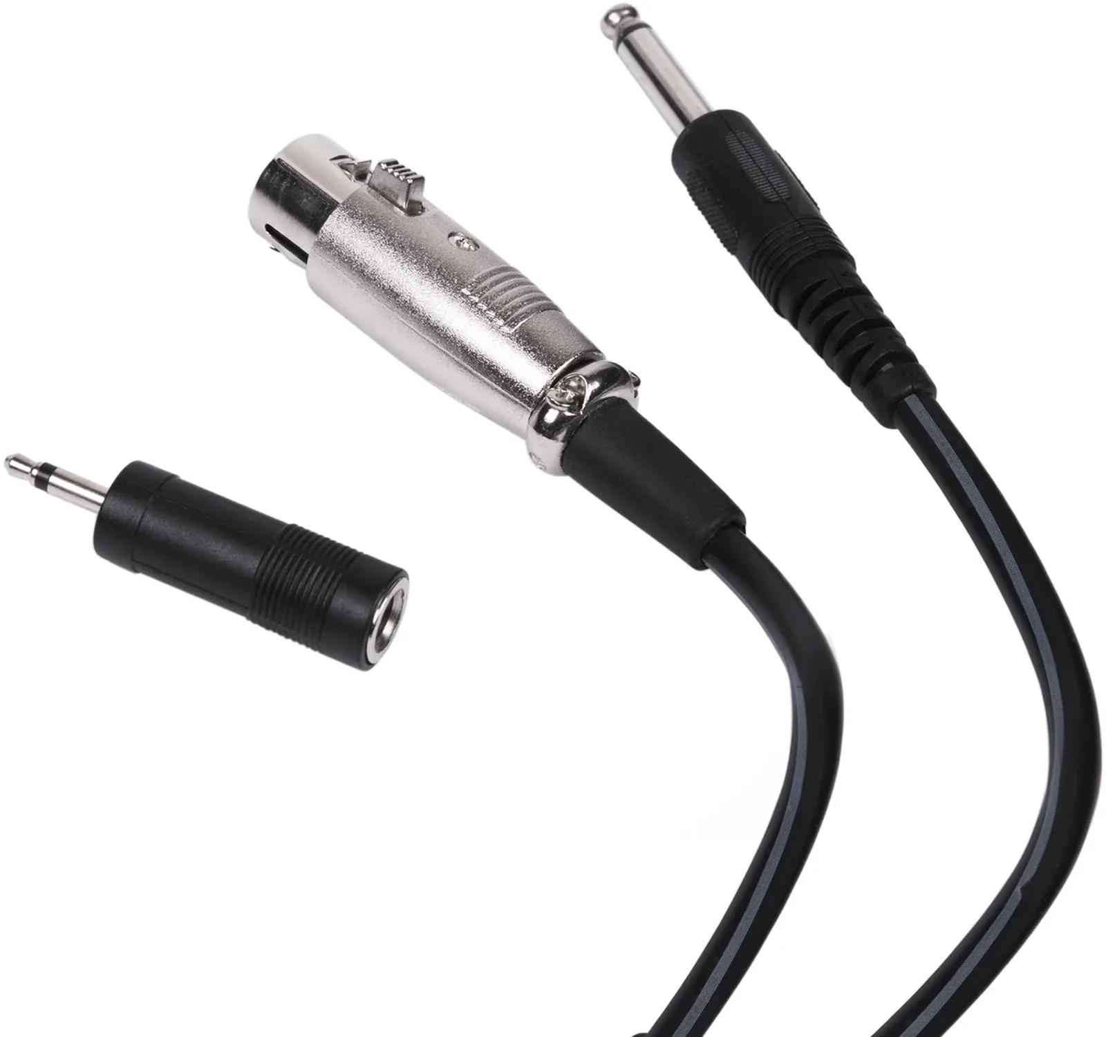Микрофон проводной Ritmix RDM-150 4м черный/серебристый - фото 4