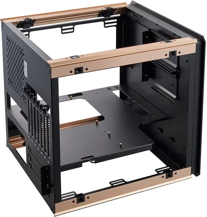 Корпус Azza Regis черный без БП ATX 5x120mm 4x140mm 2xUSB3.0 audio bott PSU - фото 7