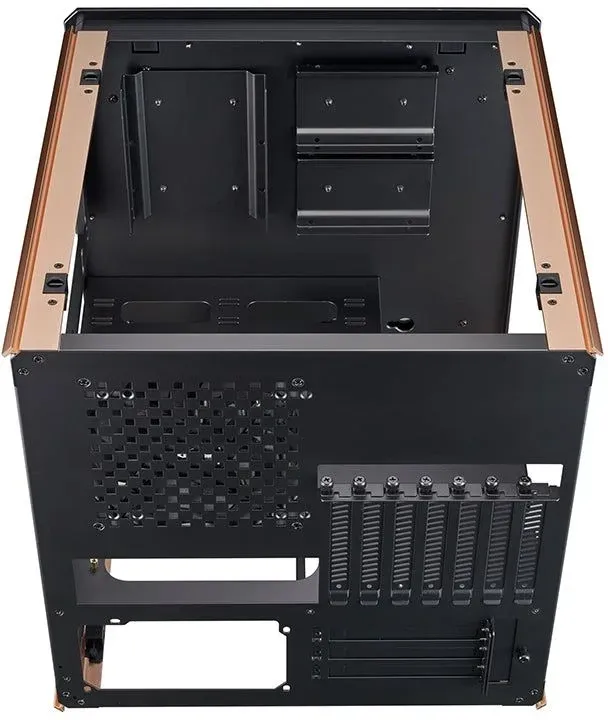 Корпус Azza Regis черный без БП ATX 5x120mm 4x140mm 2xUSB3.0 audio bott PSU - фото 8