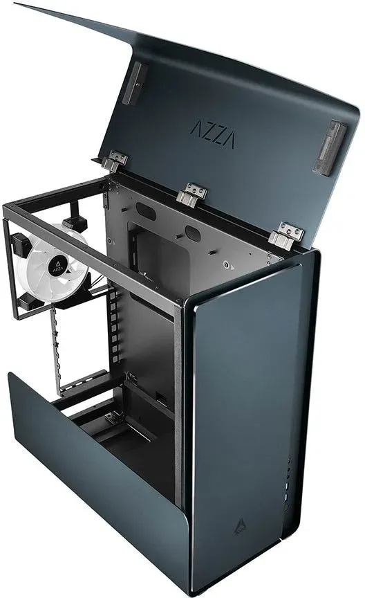 Корпус Azza Cast черный без БП ATX 3x120mm 2x140mm 2xUSB3.0 audio bott PSU - фото 6