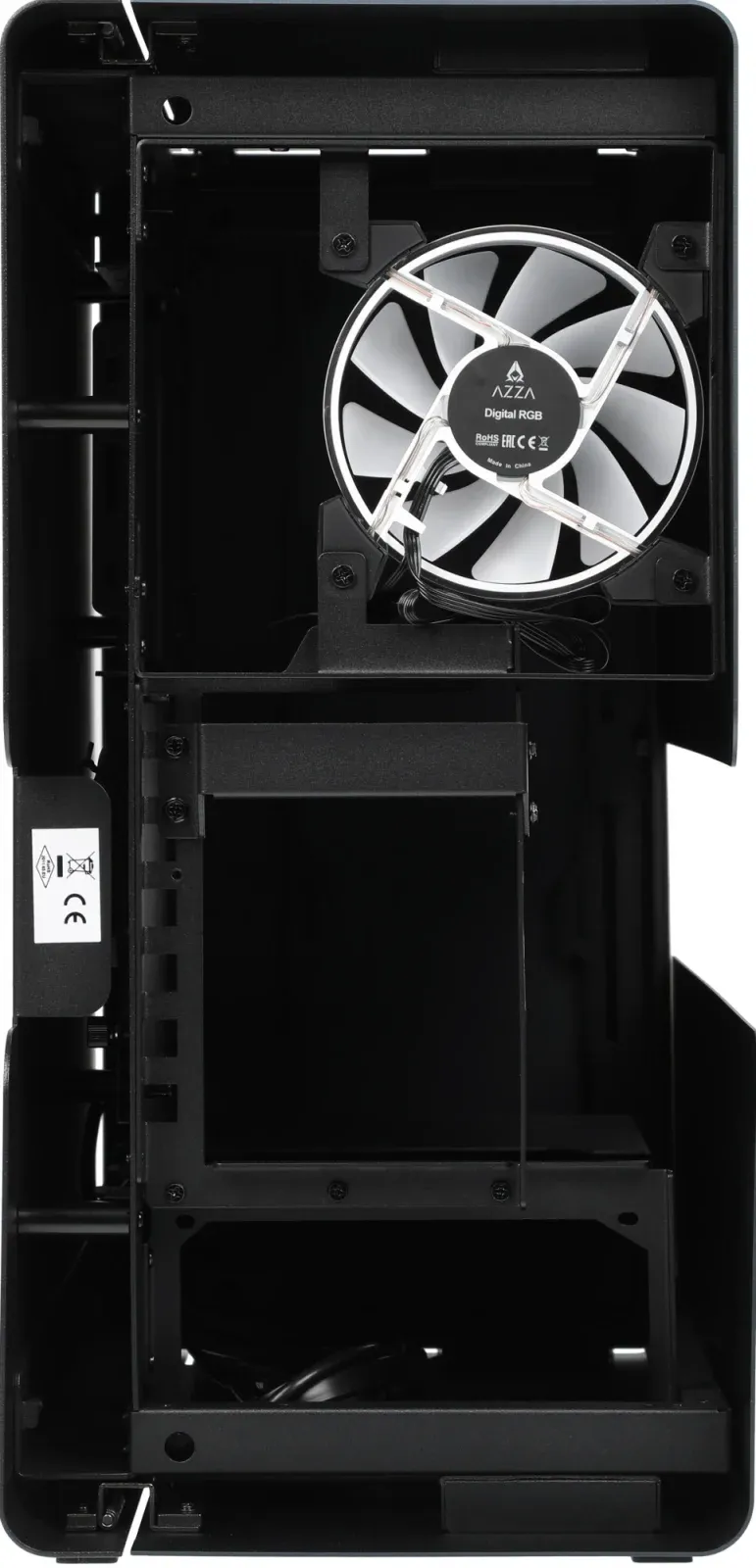 Корпус Azza Cast черный без БП ATX 3x120mm 2x140mm 2xUSB3.0 audio bott PSU - фото 8
