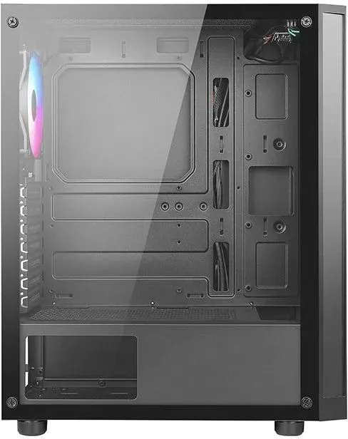 Корпус Azza Spectra черный без БП ATX 7x120mm 2x140mm 2xUSB2.0 1xUSB3.0 audio bott PSU - фото 4
