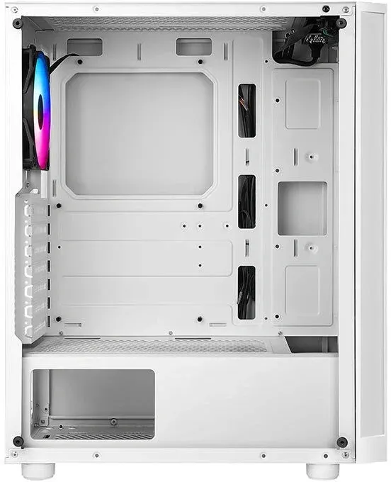 Корпус Azza Spectra белый без БП ATX 7x120mm 2x140mm 2xUSB2.0 1xUSB3.0 audio bott PSU - фото 2