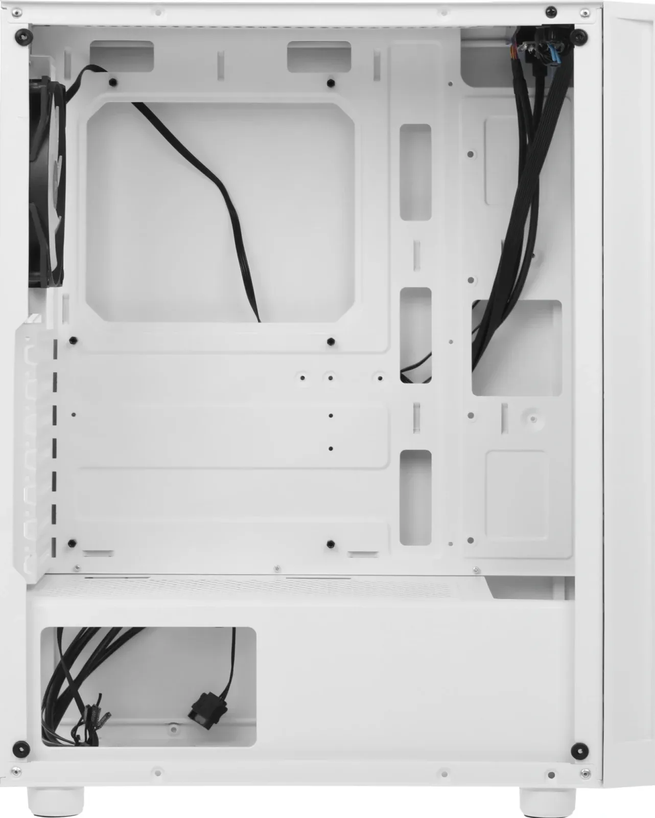 Корпус Azza Spectra белый без БП ATX 7x120mm 2x140mm 2xUSB2.0 1xUSB3.0 audio bott PSU - фото 8