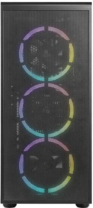 Корпус Azza Prime 360E черный без БП ATX 5x120mm 2x140mm 2xUSB3.0 audio bott PSU - фото 3