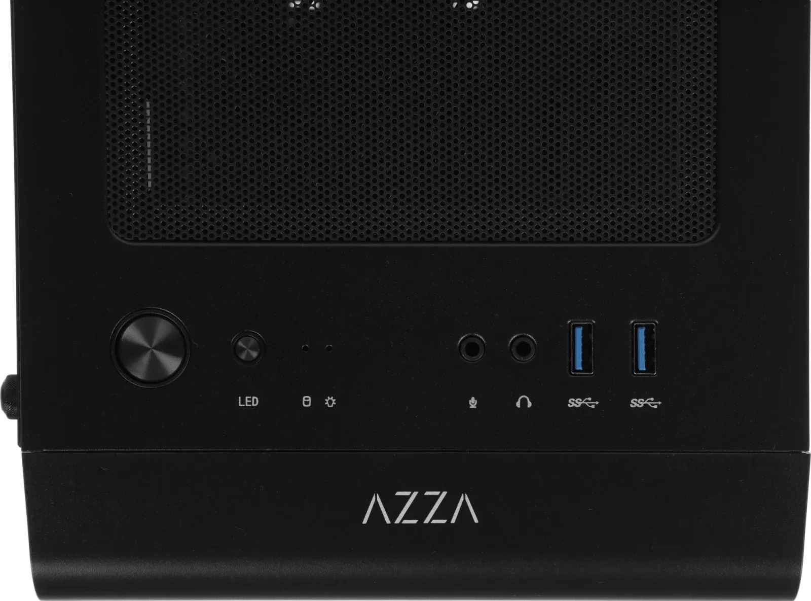 Корпус Azza Prime 360E черный без БП ATX 5x120mm 2x140mm 2xUSB3.0 audio bott PSU - фото 6