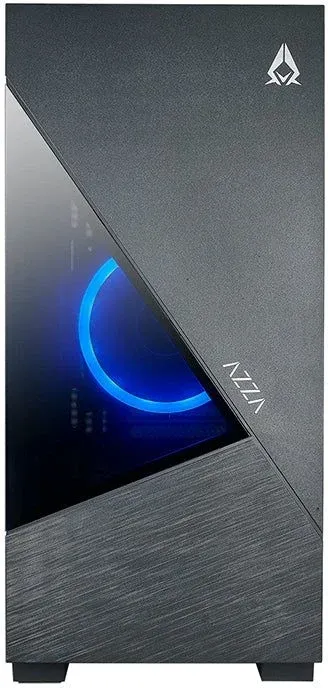 Корпус Azza Eclipse черный без БП ATX 9x120mm 5x140mm 2xUSB2.0 1xUSB3.0 audio bott PSU - фото 2