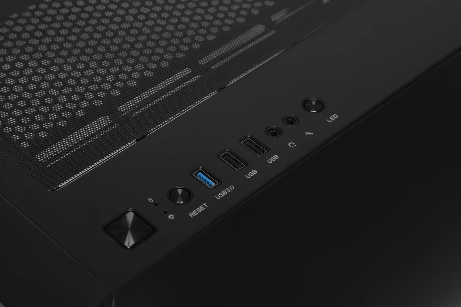 Корпус Azza Eclipse черный без БП ATX 9x120mm 5x140mm 2xUSB2.0 1xUSB3.0 audio bott PSU - фото 8