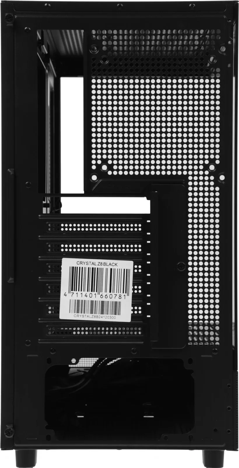 Корпус Formula Crystal Z8 черный без БП ATX 11x120mm 4x140mm 1xUSB3.0 audio bott PSU - фото 8