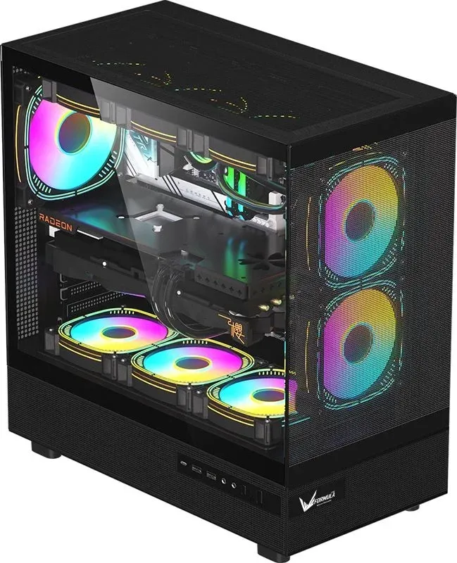 Корпус Formula Crystal Z8 COSMIC черный без БП ATX 3x120mm 5x140mm 1xUSB2.0 1xUSB3.0 1xUSB3.1 audio bott PSU - фото 4