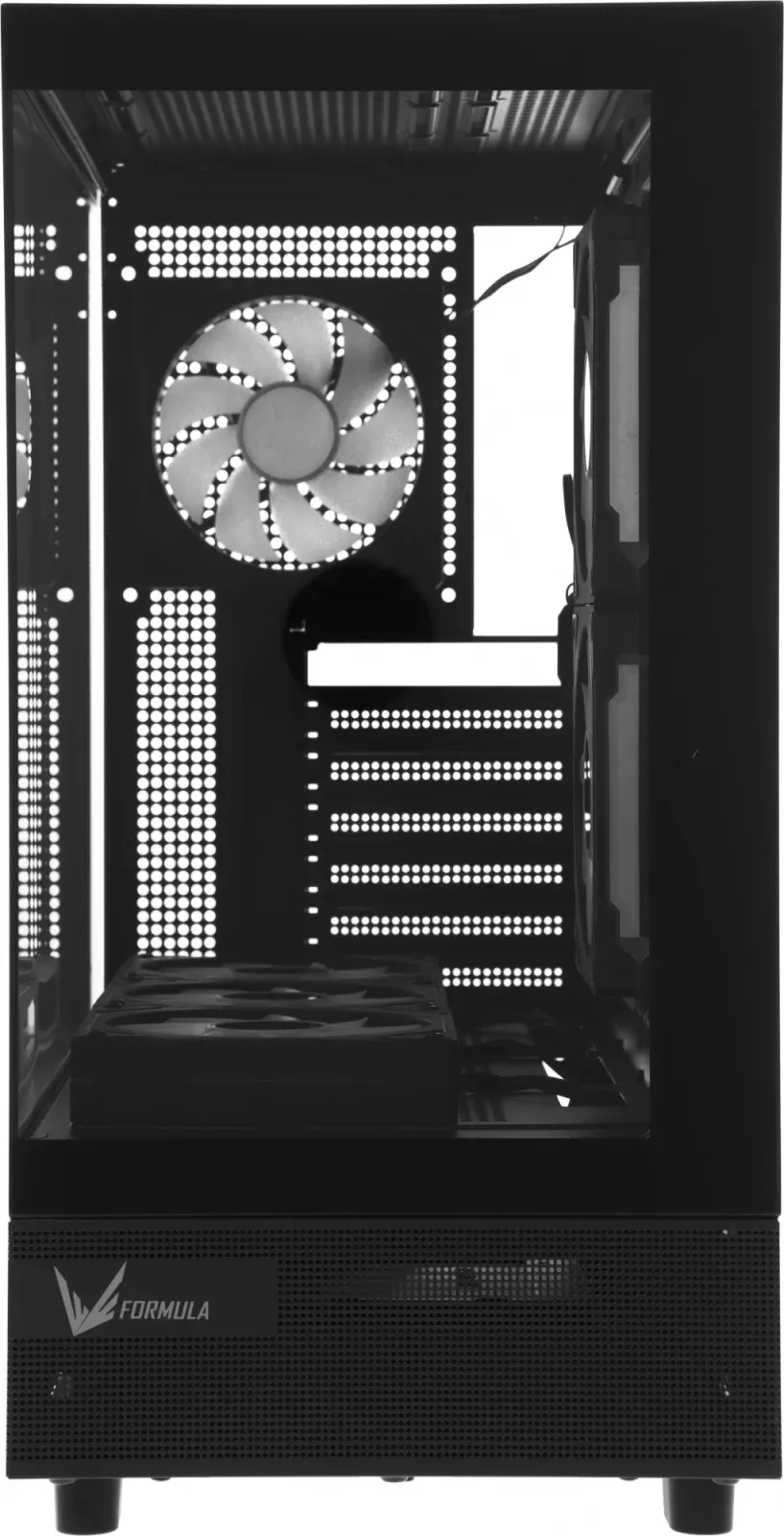 Корпус Formula Crystal Z8 FLOE черный без БП ATX 3x120mm 5x140mm 1xUSB2.0 1xUSB3.0 1xUSB3.1 audio bott PSU - фото 8