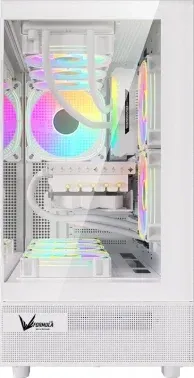Корпус Formula Crystal Z8 белый без БП ATX 11x120mm 4x140mm 1xUSB3.0 audio bott PSU - фото 8