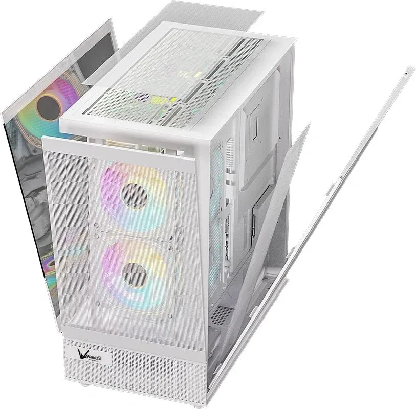 Корпус Formula Crystal Z8 COSMIC белый без БП ATX 3x120mm 5x140mm 1xUSB2.0 1xUSB3.0 1xUSB3.1 audio bott PSU - фото 5