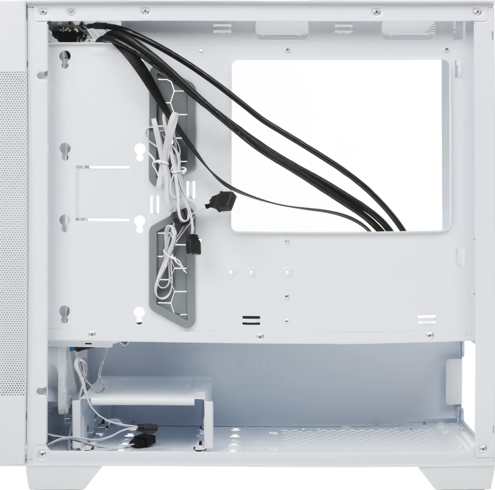 Корпус Lian-Li Lancool 205M Mesh белый без БП mATX 3x120mm 2x140mm 2xUSB3.0 audio bott PSU - фото 5