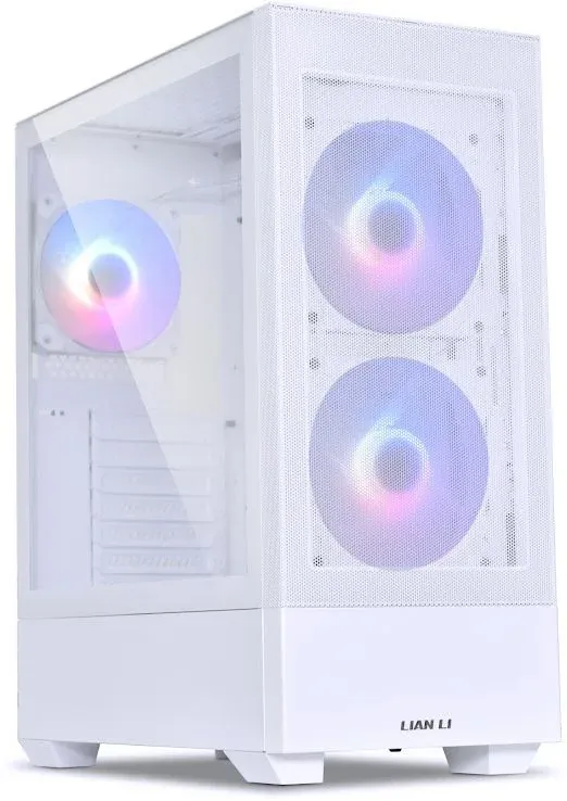 Корпус Lian-Li Lancool 205 Mesh белый без БП ATX 2x120mm 2x140mm 2xUSB3.0 audio bott PSU - фото 7