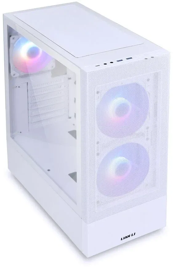 Корпус Lian-Li Lancool 205 Mesh белый без БП ATX 2x120mm 2x140mm 2xUSB3.0 audio bott PSU - фото 8