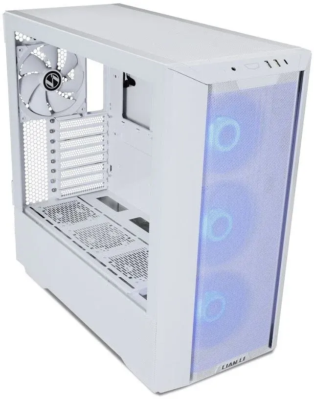 Корпус Lian-Li Lancool III RGB белый без БП ATX 10x120mm 3x140mm 2xUSB3.0 audio bott PSU - фото 4