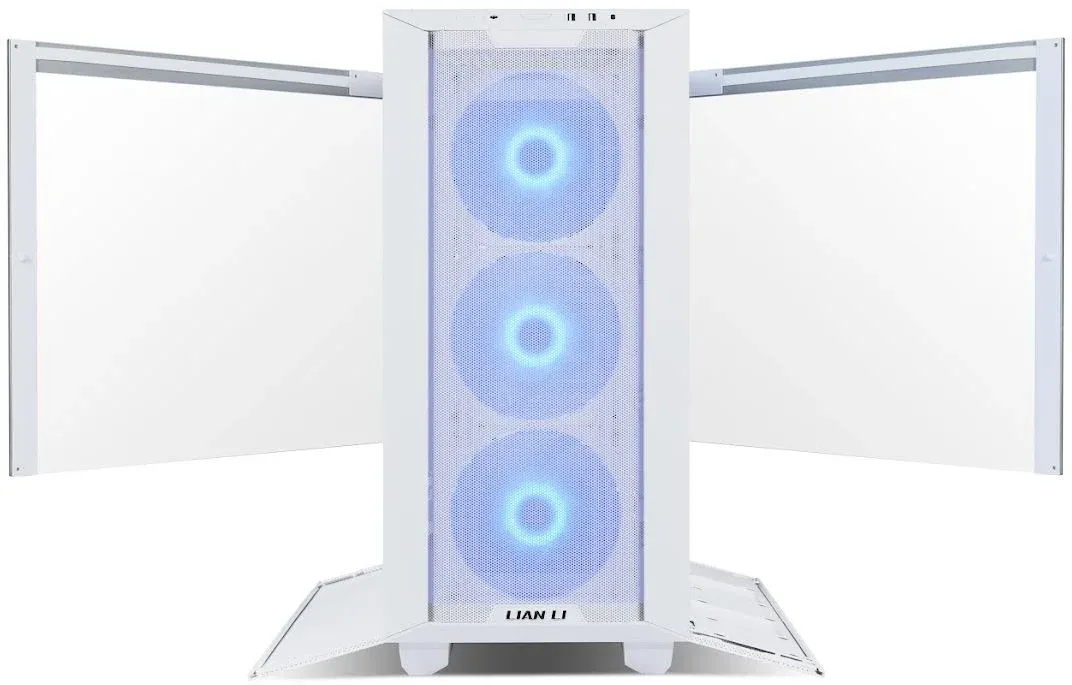 Корпус Lian-Li Lancool III RGB белый без БП ATX 10x120mm 3x140mm 2xUSB3.0 audio bott PSU - фото 6