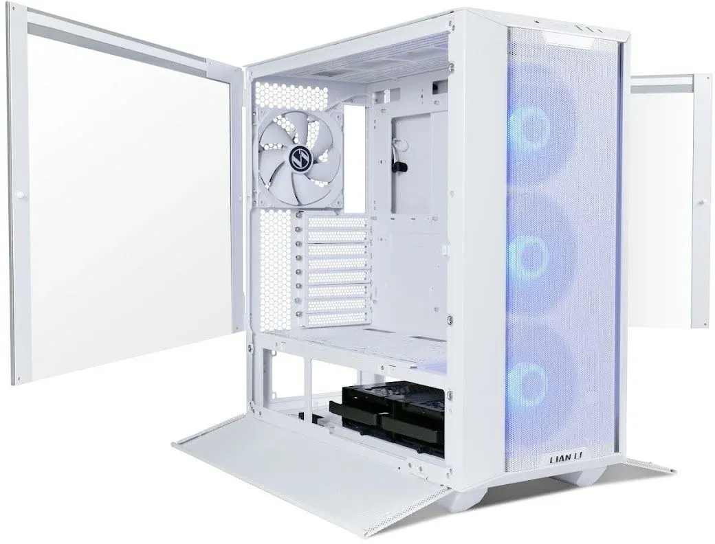 Корпус Lian-Li Lancool III RGB белый без БП ATX 10x120mm 3x140mm 2xUSB3.0 audio bott PSU - фото 7