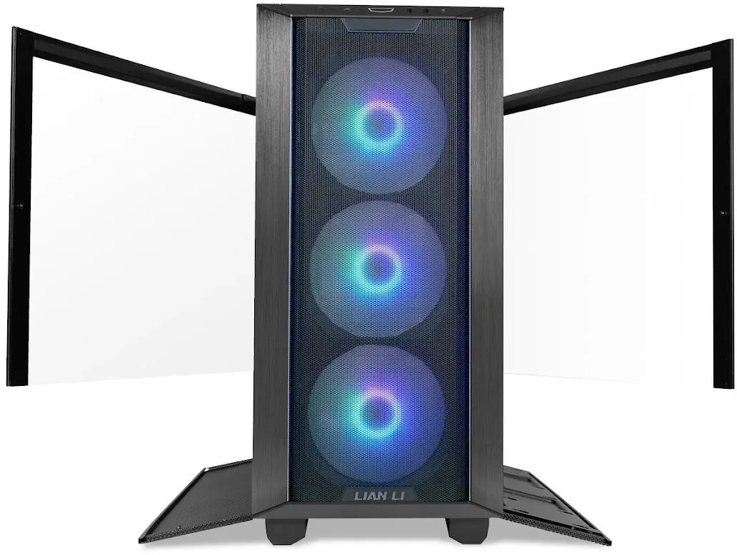 Корпус Lian-Li Lancool III RGB черный без БП ATX 10x120mm 3x140mm 2xUSB3.0 audio bott PSU - фото 6