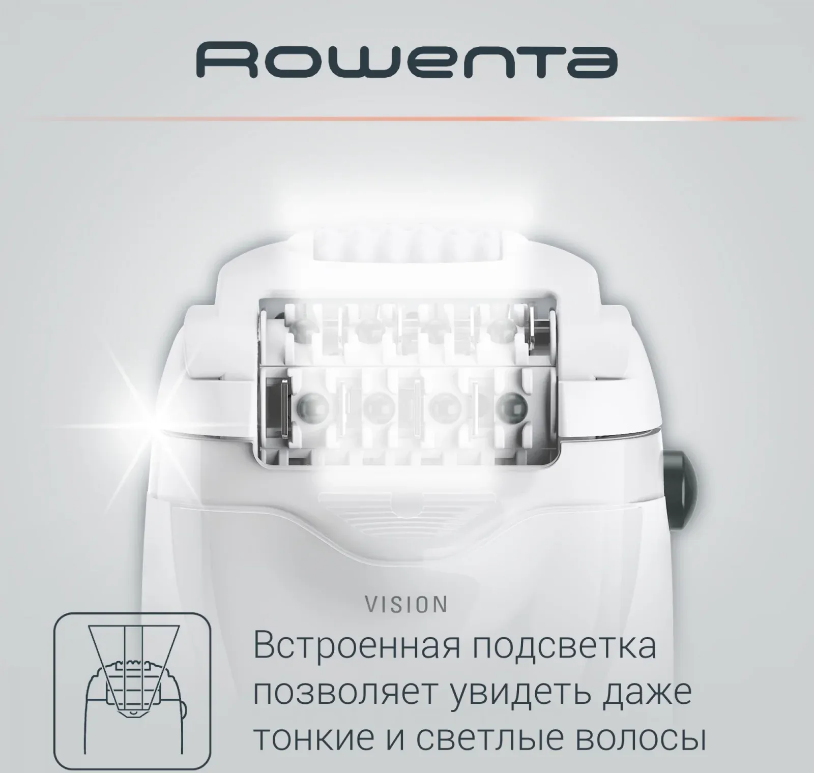 Эпилятор Rowenta EP5615F0 скор.:2 насад.:1 от электр.сети белый/серый - фото 5