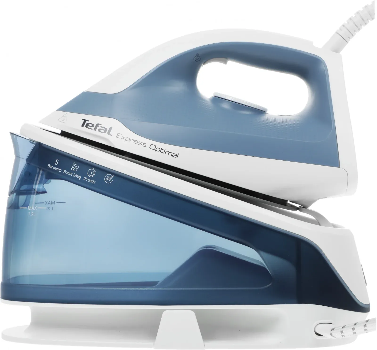 Парогенератор Tefal Express Optimal SV4110E0 2200Вт синий/белый - фото 8