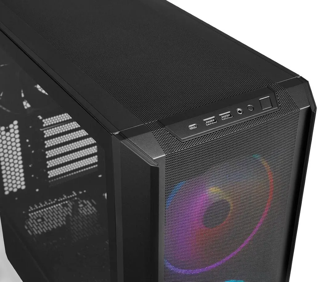 Корпус Lian-Li Lancool 216 черный без БП ATX 2x120mm 2x140mm 2xUSB3.0 audio bott PSU - фото 6