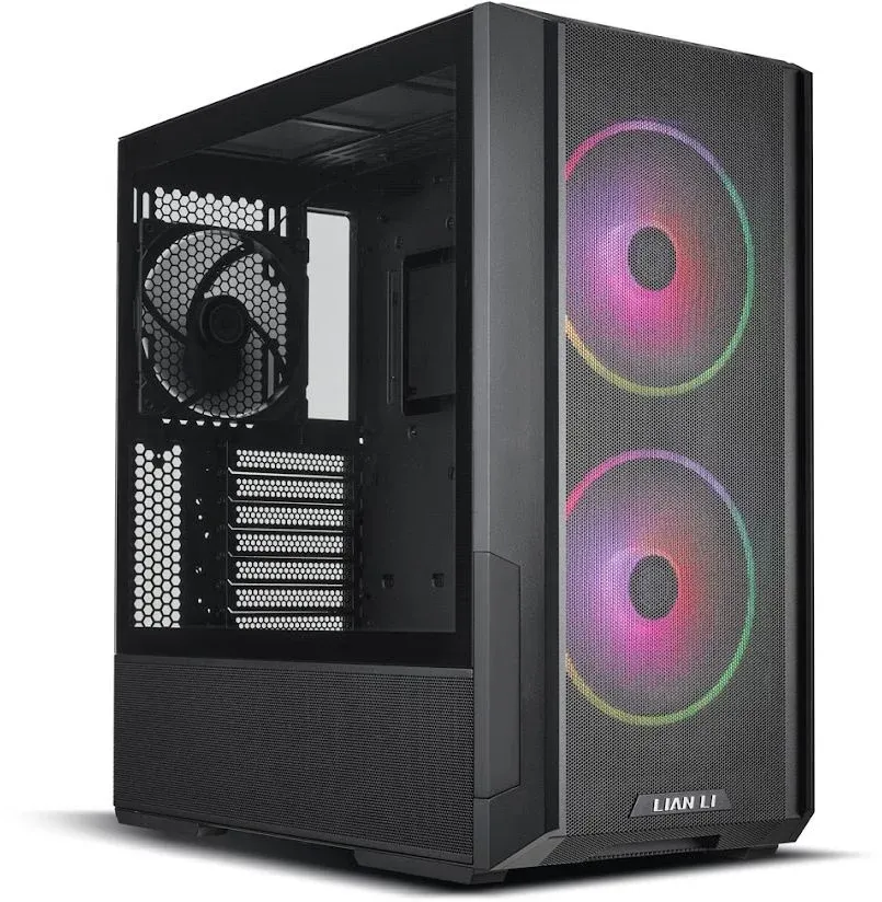 Корпус Lian-Li Lancool 216 черный без БП ATX 2x120mm 2x140mm 2xUSB3.0 audio bott PSU - фото 8