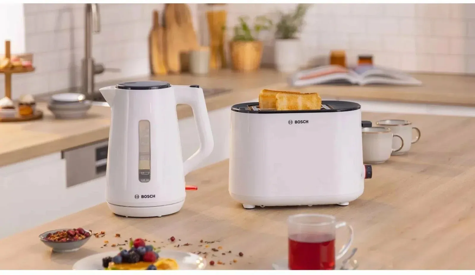 Чайники BOSCH TWK1M121 белый - фото 4