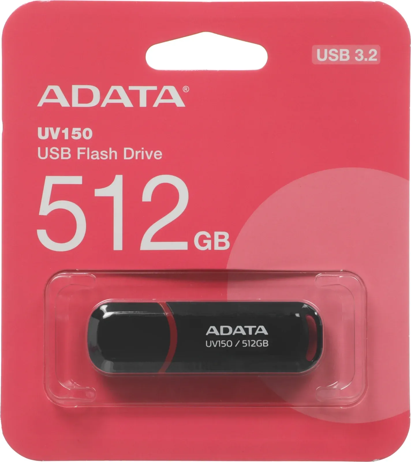 Флеш Диск A-Data 512GB AUV150 AUV150-512G-RBK USB3.0 черный, 512 ГБ - фото 4