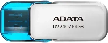 Флеш Диск A-Data 64GB UV240 AUV240-64G-RWH USB2.0 белый/голубой, 64 ГБ - фото 4