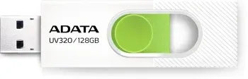 Флеш Диск A-Data 128GB UV320 AUV320-128G-RWHGN USB3.2 белый/зеленый, 128 ГБ - фото 8