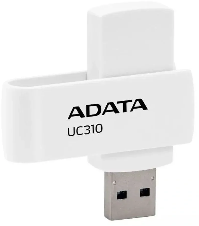 Флеш Диск A-Data 64GB UC310 UC310-64G-RWH USB3.2 белый, 64 ГБ - фото 3