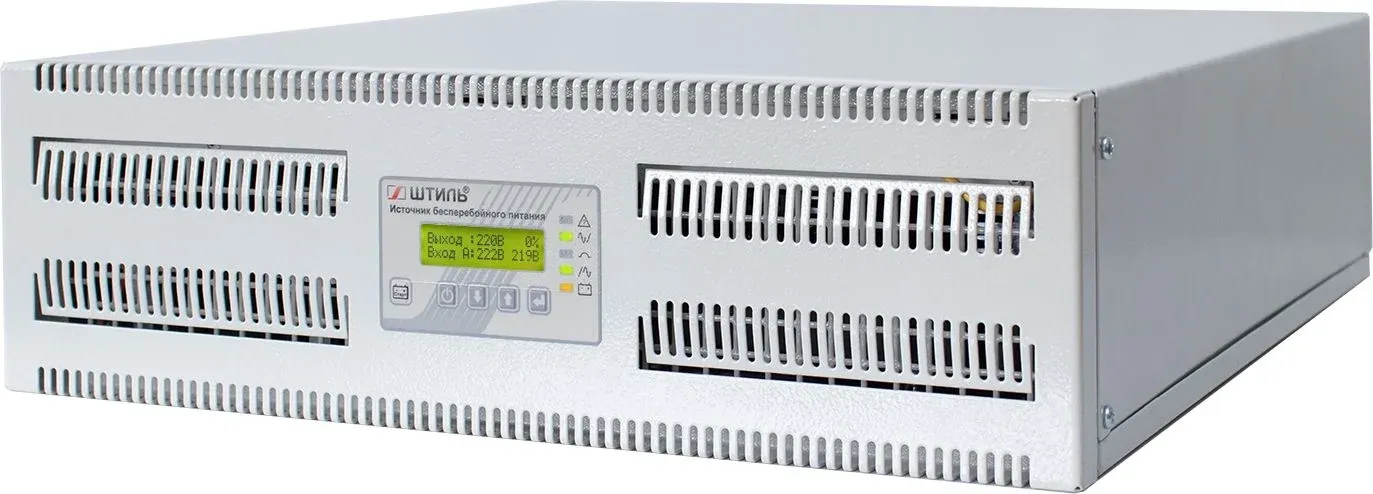Источник бесперебойного питания Штиль SR SR3110L 8000Вт 10000ВА серый - фото 3